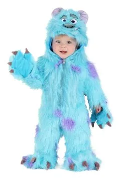 Zhenjiang Lian Yew Every Age Garment Accessories A Disney Monsters Inc Hooded Sulley Costume For Infants -Disney Costumes Sales infant hooded monsters inc sulley costume alt 3