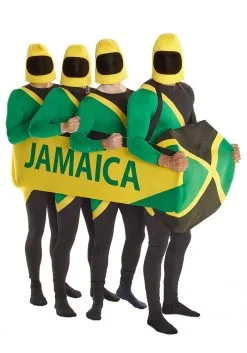 Morphsuits Jamaican Team Bobsled Costume Prop