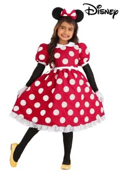 Fun Costumes Deluxe Disney Minnie Mouse Costume For Girls -Disney Costumes Sales kids deluxe minnie mouse costume alt 3