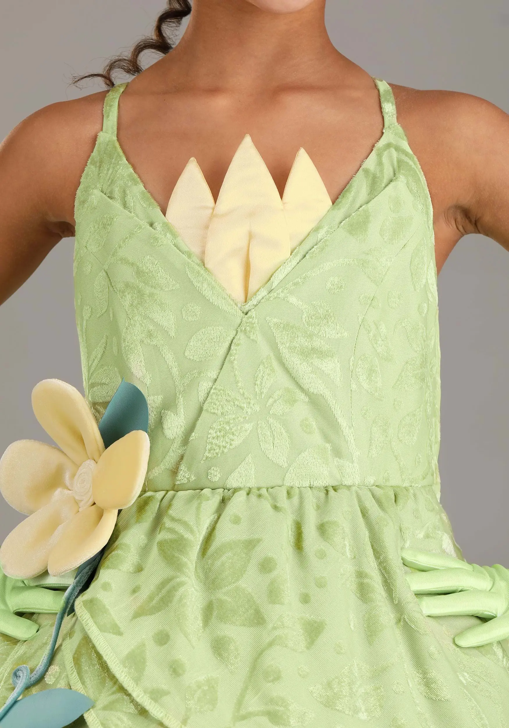 Armada Girl's Disney Deluxe The Princess And The Frog Tiana Costume 5 Armada Girl's Disney Deluxe The Princess And The Frog Tiana Costume - Image 3