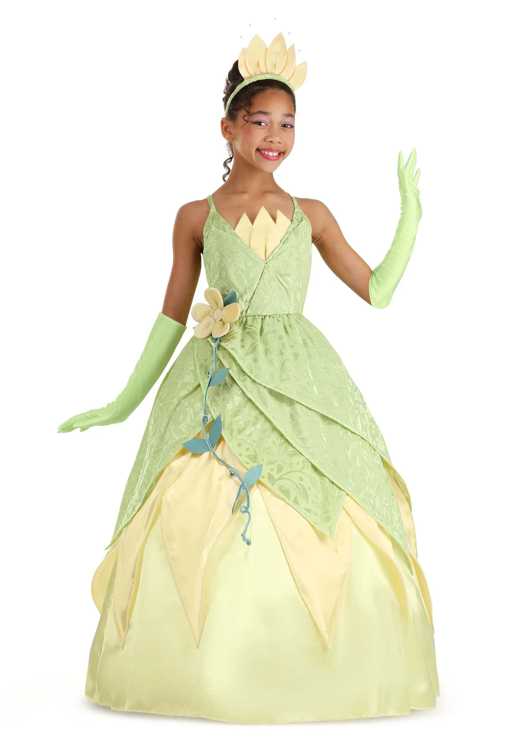 Armada Girl's Disney Deluxe The Princess And The Frog Tiana Costume 12 Armada Girl's Disney Deluxe The Princess And The Frog Tiana Costume - Image 10