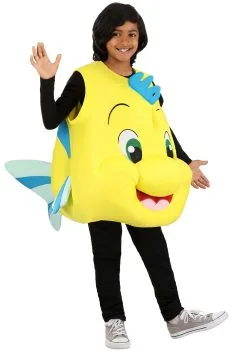 Fun Costumes Disney Flounder Costume For Kids -Disney Costumes Sales kids flounder costume alt 7