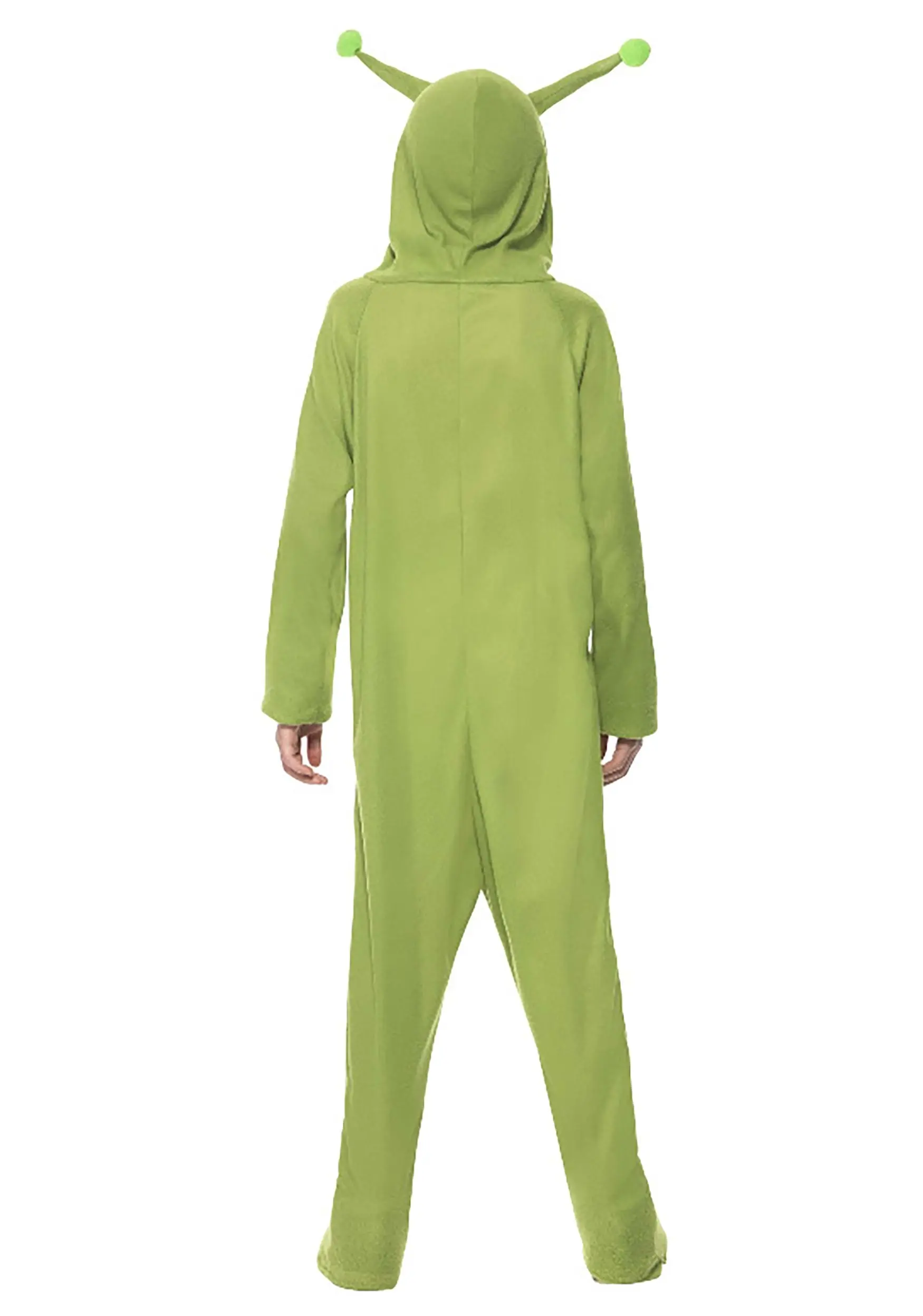 Smiffys Green Alien Jumpsuit Costume For Kids 4 Smiffys Green Alien Jumpsuit Costume For Kids - Image 2