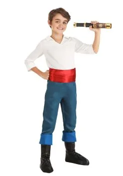 Armada Disney The Little Mermaid Prince Eric Costume For Boys -Disney Costumes Sales kids prince eric costume alt 6