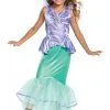 Disguise Little Mermaid Ariel Classic Costume For Girls