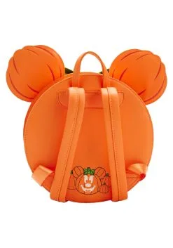 Disney Glow Face Minnie Pumpkin Loungefly Mini Backpack -Disney Costumes Sales loungefly disney glow face minnie pumpkin mini bac alt 3