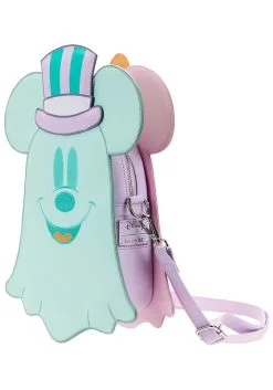 Loungefly Disney Pastel Ghost Mickey And Minnie Mouse Glow Crossbody Bag -Disney Costumes Sales loungefly disney pastel ghost minnie and mickey gl alt 2