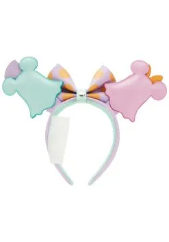 Women's Loungefly Disney Pastel Ghost Minnie And Mickey Ears Headband -Disney Costumes Sales loungefly disney pastel ghost minnie and mickey headband alt