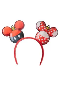 Loungefly Mickey Minnie Ornament Headband 7 Loungefly Mickey Minnie Ornament Headband -Disney Costumes Sales loungefly mickey minnie ornament heandband alt 1