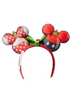 Loungefly Mickey Minnie Ornament Headband 8 Loungefly Mickey Minnie Ornament Headband -Disney Costumes Sales loungefly mickey minnie ornament heandband alt 2