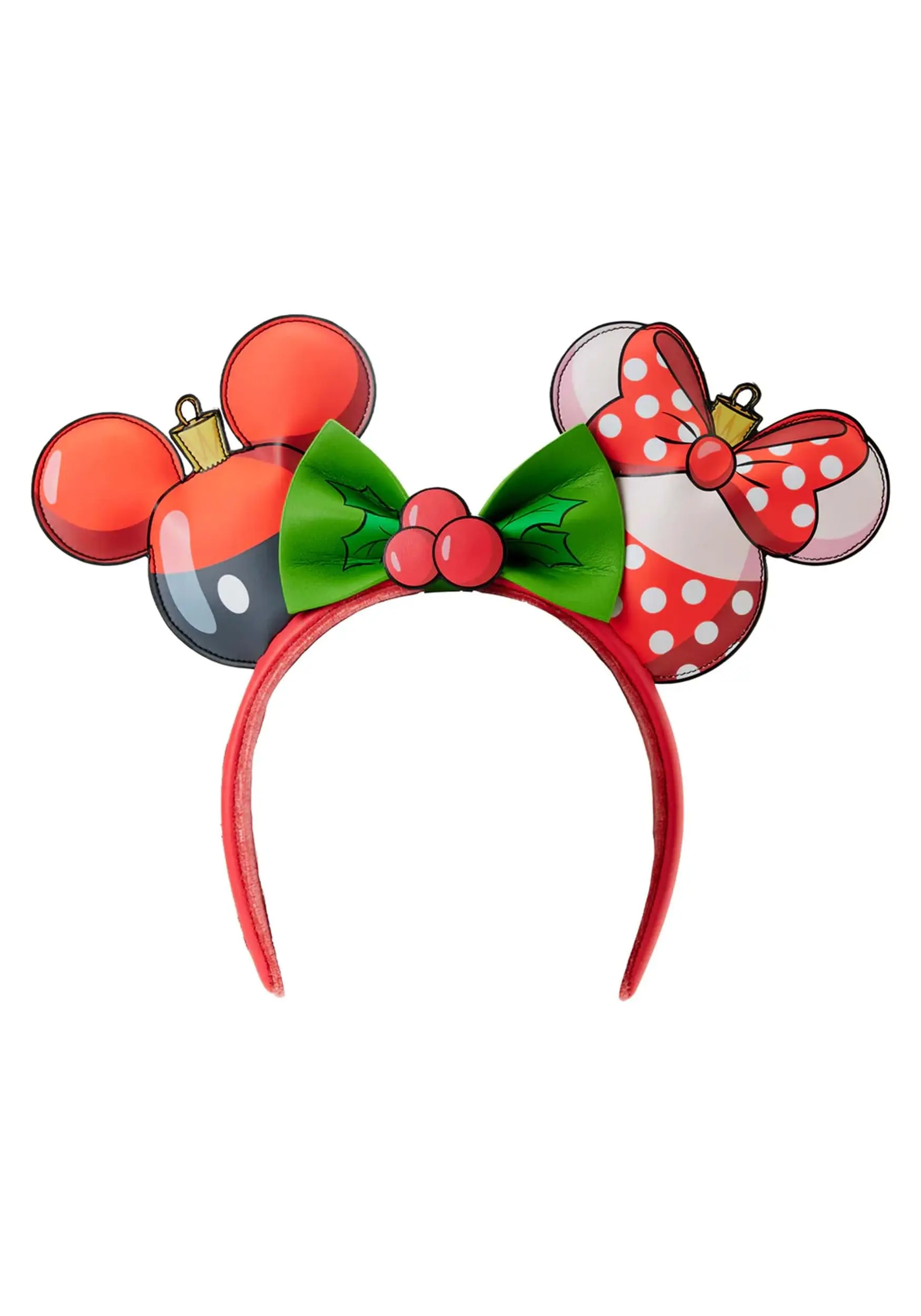 Loungefly Mickey Minnie Ornament Headband 3 Loungefly Mickey Minnie Ornament Headband