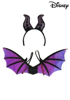Elope Maleficent Dragon Horns Headband & Wings Accessory Kit