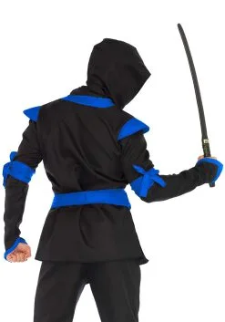 LEG AVENUE Blue Ninja Mens Costume -Disney Costumes Sales mens blue ninja alt 3