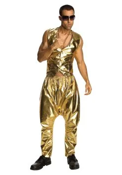 Rubies Costume Co. Inc Gold MC Hammer Pants For Men