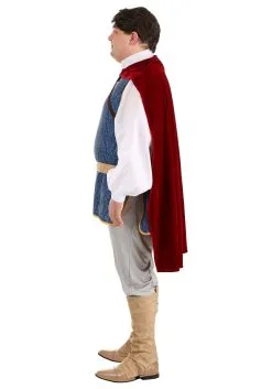 Fun Costumes The Prince Costume For Plus Size Men From Disney's Snow White -Disney Costumes Sales mens plus snow white prince costume alt 3