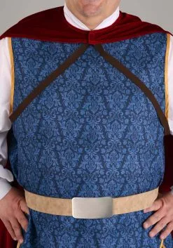 Fun Costumes The Prince Costume For Plus Size Men From Disney's Snow White -Disney Costumes Sales mens plus snow white prince costume alt 5