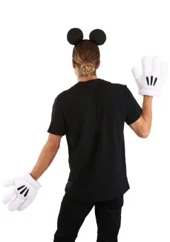 Elope Women's Mickey Ears & Glove Set -Disney Costumes Sales mickey ears glove set alt 2