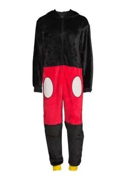 MJC International Adult Mickey Super Minky Union Suit -Disney Costumes Sales mickey mens superminky unionsuit alt 5