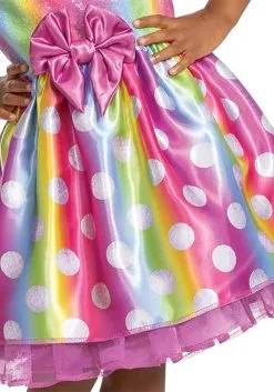 Disguise Minnie Mouse Rainbow Minnie Toddler Costume -Disney Costumes Sales minnie mouse rainbow minnie toddler costume alt 4