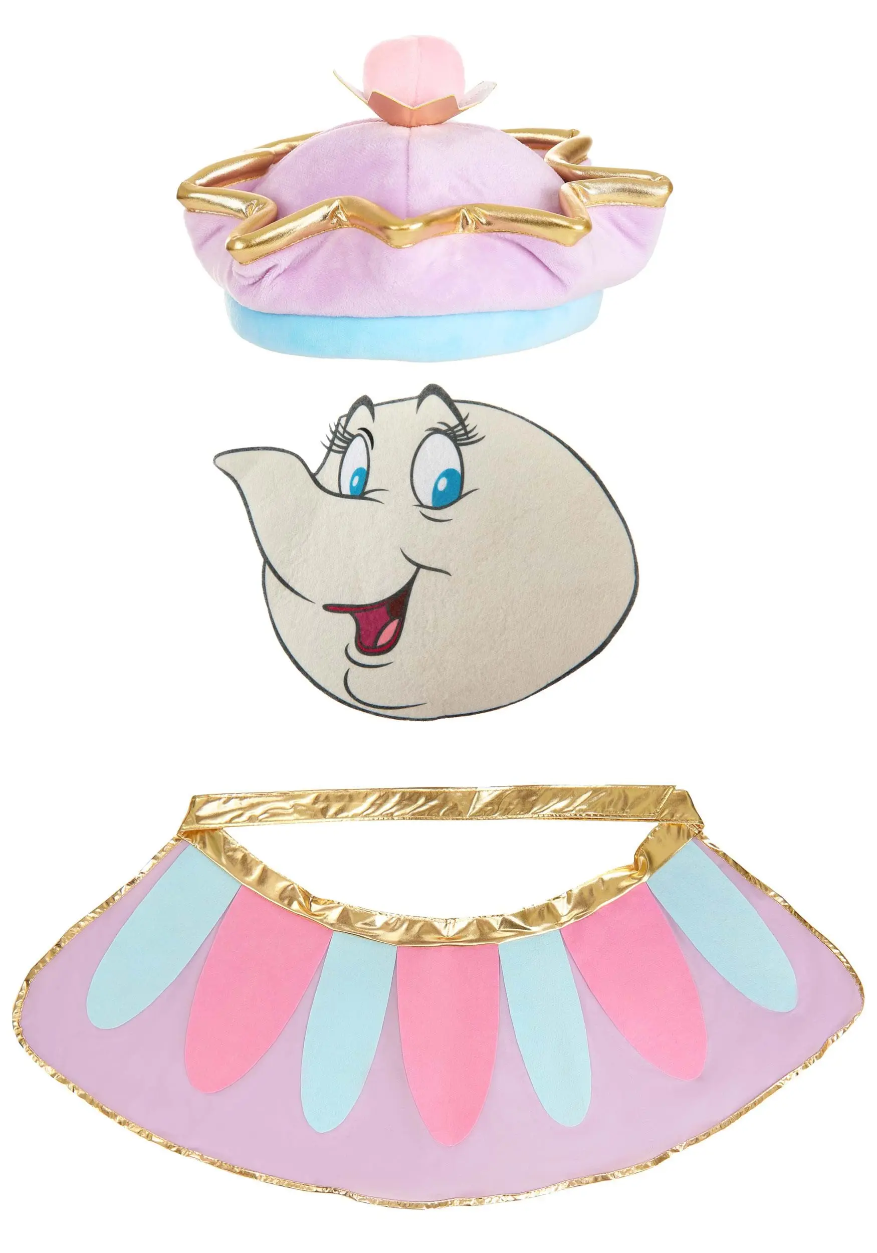 Elope Disney Women's Mrs. Potts Costume Accessory Kit 8 Elope Disney Women's Mrs. Potts Costume Accessory Kit - Image 6