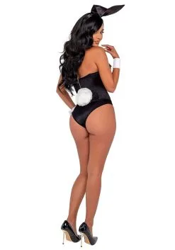 Roma Women's Playboy Black Boudoir Bunny Costume -Disney Costumes Sales playboy womens black boudoir bunny costume alt 2