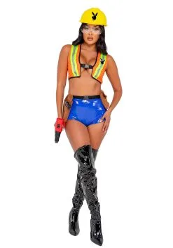 Roma Playboy Women's Construction Cutie Costume