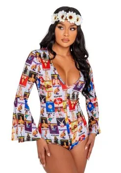 Roma Women's Playboy Groovy Babe Costume -Disney Costumes Sales playboy womens groovy babe costume alt 2