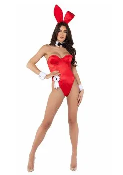 Roma Playboy Women's Red Bunny Costume