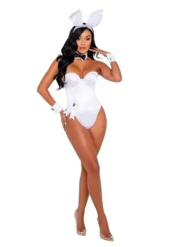 Roma Playboy White Bunny Costume For Women