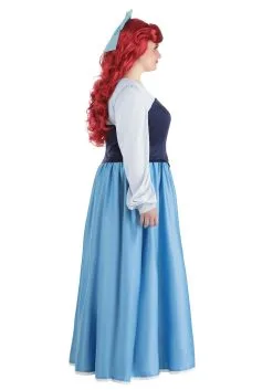 Armada Disney Plus Size Little Mermaid Ariel Costume Dress For Women -Disney Costumes Sales plus size ariel blue dress costume alt 7