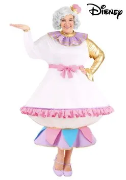 Fun Costumes Mrs. Potts Costume For Plus Size Women From Disney's Beauty And The Beast -Disney Costumes Sales plus size beauty and the beast mrs potts costume alt 2