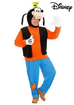 Fun Costumes Disney Plus Size Deluxe Goofy Costume For Adults -Disney Costumes Sales plus size deluxe goofy costume alt 4