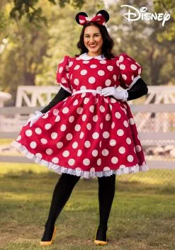 Fun Costumes Disney Plus Size Deluxe Minnie Mouse Adult Costume