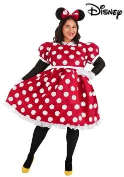 Fun Costumes Disney Plus Size Deluxe Minnie Mouse Adult Costume 11 Fun Costumes Disney Plus Size Deluxe Minnie Mouse Adult Costume -Disney Costumes Sales plus size deluxe minnie mouse costume alt 4