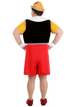 Fun Costumes Adult Plus Size Deluxe Disney Pinocchio Costume -Disney Costumes Sales plus size deluxe pinocchio costume alt 1