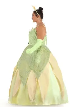 Armada Disney Princess And The Frog Women's Plus Size Deluxe Tiana Costume -Disney Costumes Sales plus size deluxe tiana costume alt 6