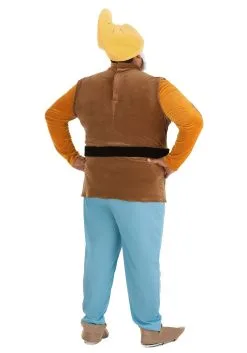 Fun Costumes Plus Size Disney Snow White Happy Dwarf Costume For Men -Disney Costumes Sales plus size happy dwarf costume alt 4