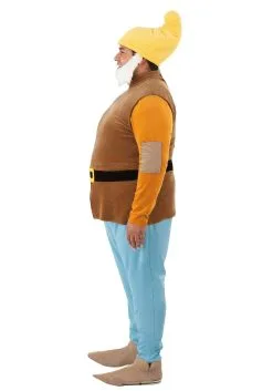 Fun Costumes Plus Size Disney Snow White Happy Dwarf Costume For Men -Disney Costumes Sales plus size happy dwarf costume alt 5