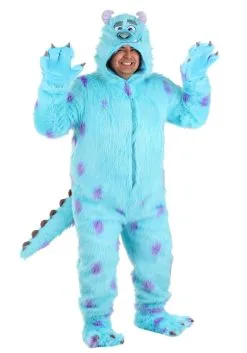 Zhenjiang Lian Yew Every Age Garment Accessories A Disney Monsters Inc Plus Size Hooded Sulley Costume -Disney Costumes Sales plus size hooded monsters inc sulley costume alt 8