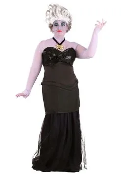Disguise Limited Plus Size Women's Little Mermaid Prestige Ursula Costume -Disney Costumes Sales plus size little mermaid ursula prestige costume alt 3 upd