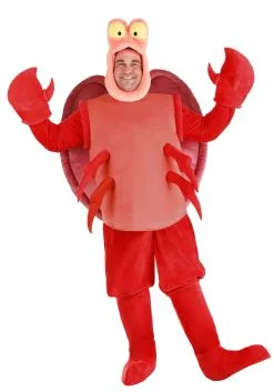 Fun Costumes Plus Size Men's Sebastian Costume -Disney Costumes Sales plus size sebastian costume alt 7