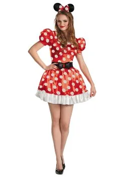 Disguise Red Minnie Classic Adult Costume