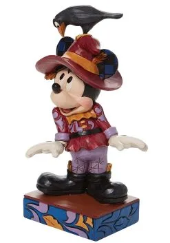 Enesco Jim Shore Scarecrow Mickey Statue -Disney Costumes Sales scarecrow mickey jim shore statue 1