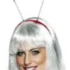 Smiffys Silver Alien Glitter Ball Boppers Headband
