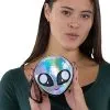 Comeco Silver Alien Women's Wristlet -Disney Costumes Sales silver alien purse