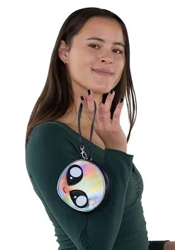 Comeco Silver Alien Women's Wristlet -Disney Costumes Sales silver alien purse alt 2