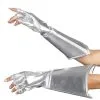 Dreamgirl Silver Gauntlet Fingerless Gloves Accessories 1 Dreamgirl Silver Gauntlet Fingerless Gloves Accessories -Disney Costumes Sales silver gauntlet gloves