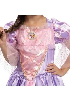 Disguise Disney Tangled Girl's Deluxe Toddler Repunzel Costume -Disney Costumes Sales tangled deluxe toddler repunzel costume alt 2