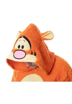 MJC International Adult Tigger Union Suit -Disney Costumes Sales tigger kigurumi union suit alt 2