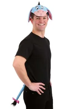 Elope Disney Winnie The Pooh Plush Headband & Tail Kit For Eeyore 13 Elope Disney Winnie The Pooh Plush Headband & Tail Kit For Eeyore -Disney Costumes Sales winnie the pooh eeyore plush headband tail kit alt 3